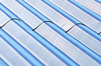 Buttons Green corrugated roofing